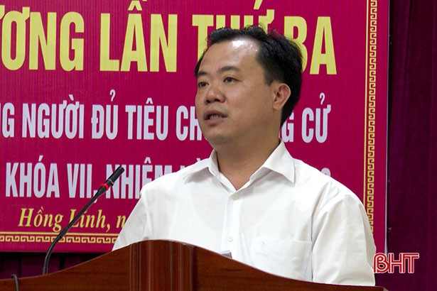 Thống nhất lựa chọn 48 người ứng cử đại biểu HĐND TX Hồng Lĩnh nhiệm kỳ 2021 - 2026