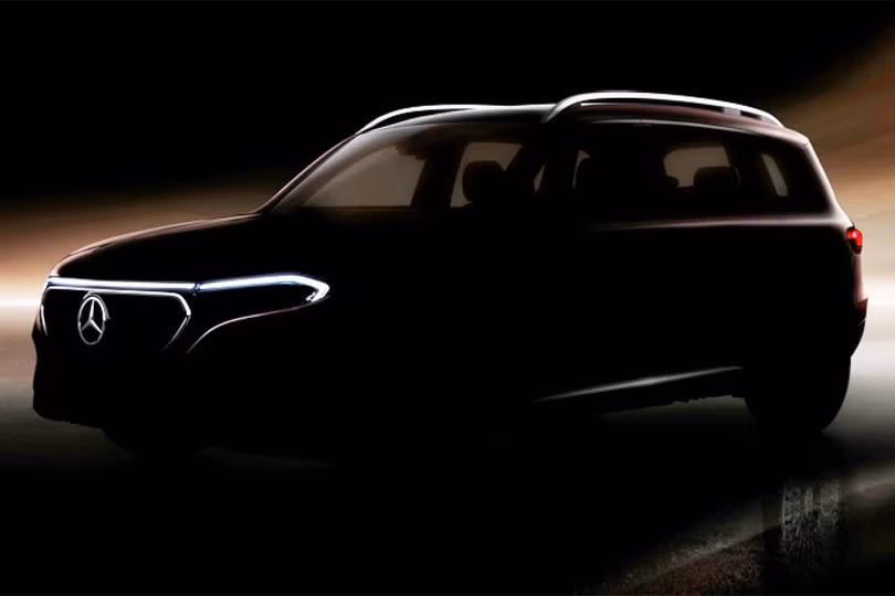 SUV điện Mercedes-Benz EQE lần đầu tiên lộ ảnh