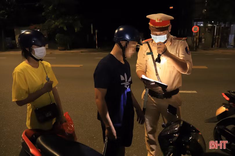 Công an Nghi Xuân xử phạt 135 trường hợp vi phạm ATGT trong hơn 3 tháng