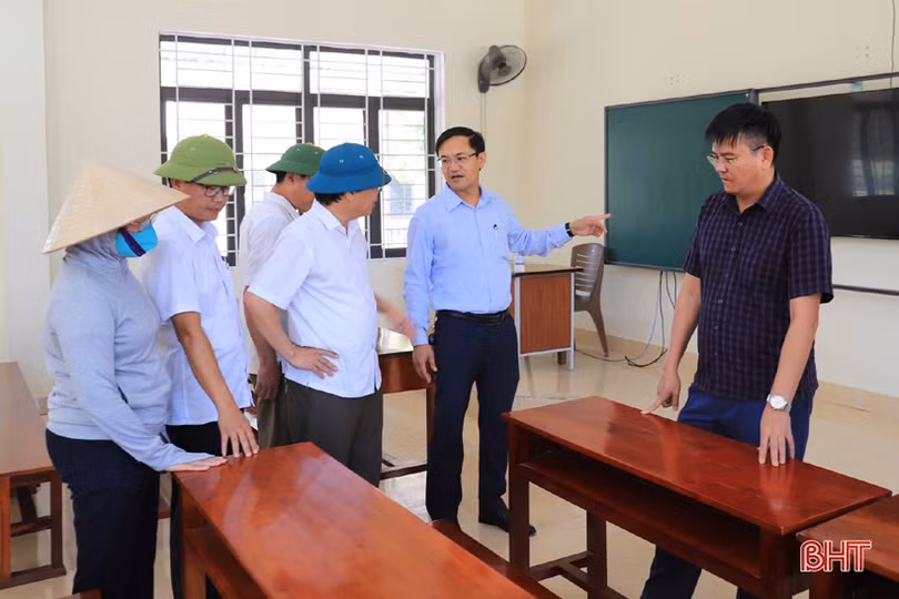 Đảm bảo tốt các điều kiện tại những trường học trên địa bàn Thạch Hà, phục vụ 2 kỳ thi