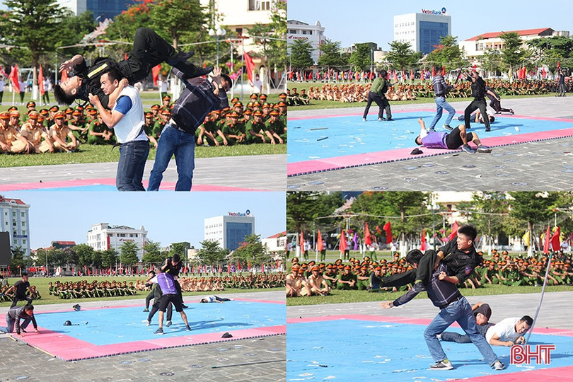 Mãn nhãn tình huống “2 đánh 5” của chiến sĩ Công an Hà Tĩnh