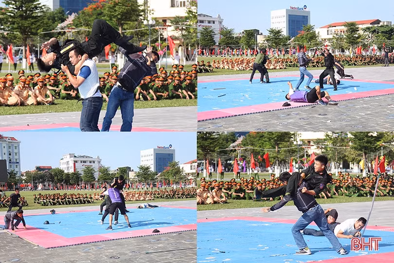 Mãn nhãn tình huống “2 đánh 5” của chiến sĩ Công an Hà Tĩnh