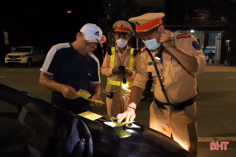 Công an Nghi Xuân xử phạt 135 trường hợp vi phạm ATGT trong hơn 3 tháng