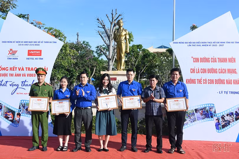 Trao thưởng 25 tác phẩm xuất sắc Cuộc thi Ảnh và video “Khát vọng thanh niên” Hà Tĩnh