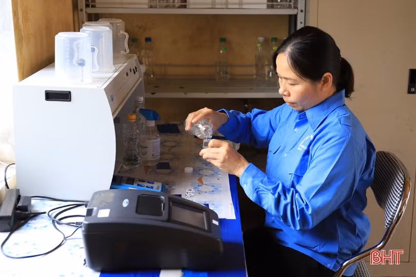 Nghi Xuân mở rộng mạng lưới khách hàng sử dụng nước sạch