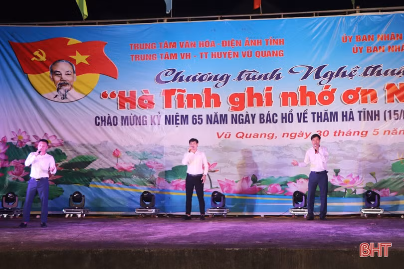 Lắng đọng chương trình nghệ thuật “Hà Tĩnh ghi nhớ ơn Người”