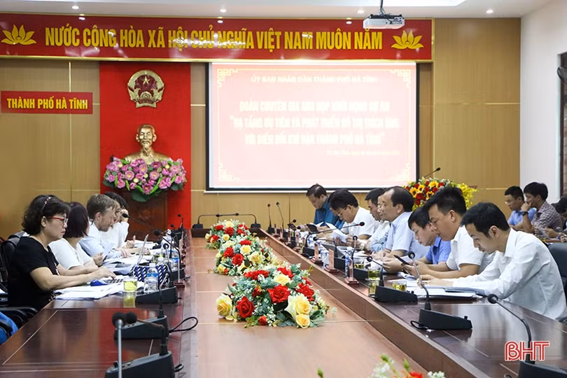 Chuẩn bị khởi động dự án phát triển đô thị thích ứng với biến đổi khí hậu tại TP Hà Tĩnh