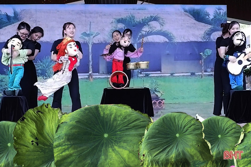 Ngày vui của các bé Trường Mầm non Trung Kiên