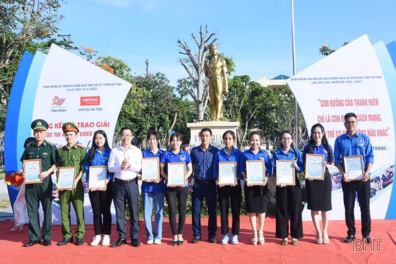 Trao thưởng 25 tác phẩm xuất sắc Cuộc thi Ảnh và video “Khát vọng thanh niên” Hà Tĩnh