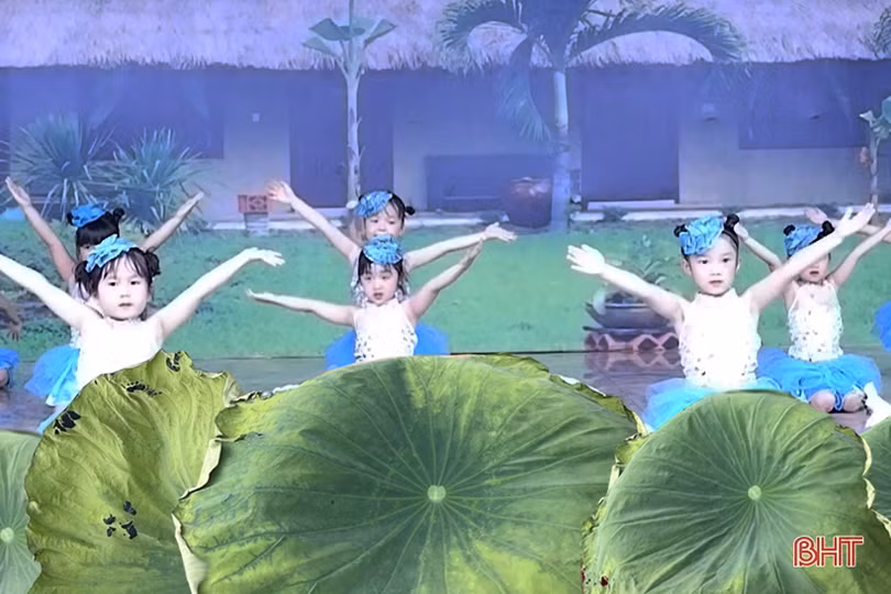 Ngày vui của các bé Trường Mầm non Trung Kiên