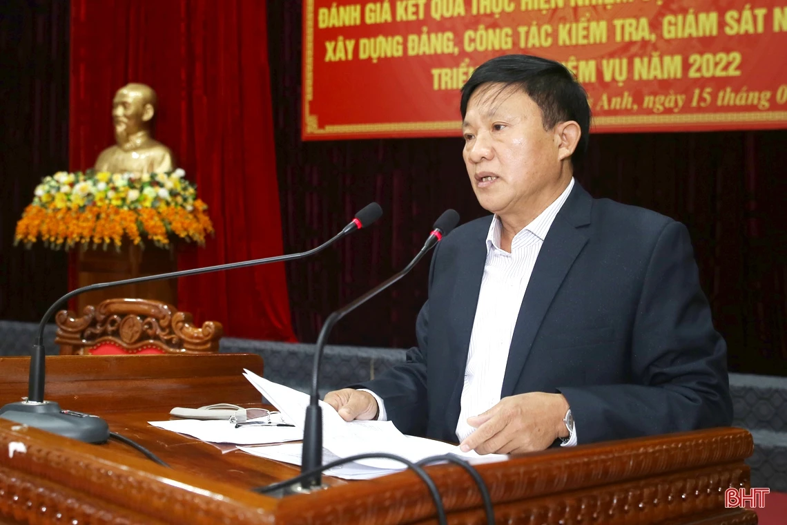 Huyện Kỳ Anh cần cụ thể hóa các nghị quyết phù hợp với điều kiện địa phương