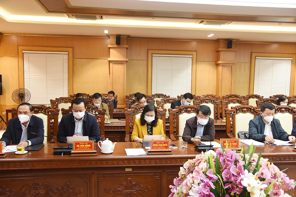 Ban Chấp hành Đảng bộ tỉnh Hà Tĩnh rà soát, đánh giá kết quả năm 2021, triển khai nhiệm vụ năm 2022