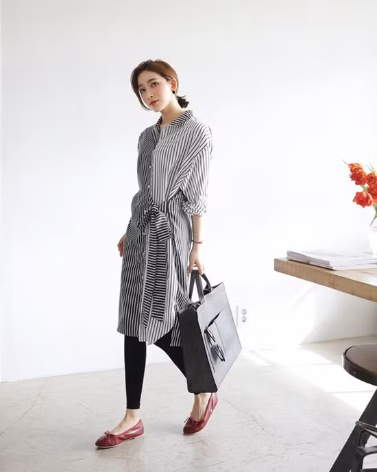 Mách bạn mặc đẹp cùng các kiểu váy áo sơ mi