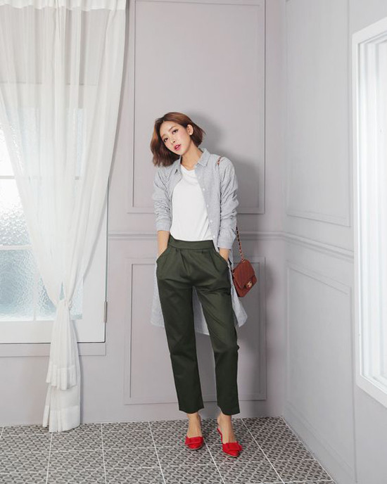 Mách bạn mặc đẹp cùng các kiểu váy áo sơ mi