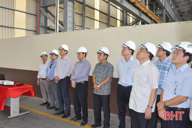 Đoàn công tác tỉnh Quảng Bình tham quan Khu Kinh tế Vũng Áng