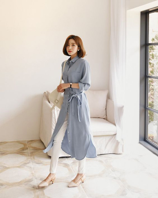 Mách bạn mặc đẹp cùng các kiểu váy áo sơ mi