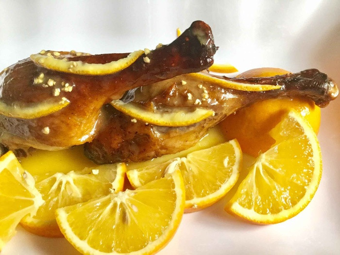 Đùi vịt sốt cam mềm thơm, ngấm gia vị khiến cả nhà mê mệt