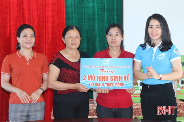 Hội LHPN Hà Tĩnh hỗ trợ xã Hương Thủy phấn đấu đạt chuẩn NTM năm 2021