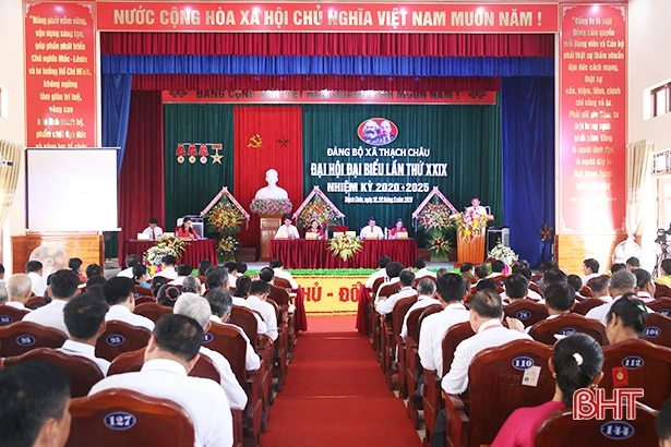 Nhiều địa phương ở Hà Tĩnh tổ chức đại hội Đảng nhiệm kỳ 2020 - 2025