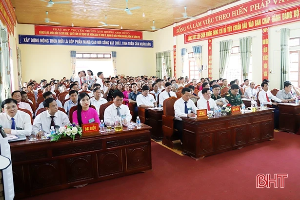 Nhiều địa phương ở Hà Tĩnh tổ chức đại hội Đảng nhiệm kỳ 2020 - 2025