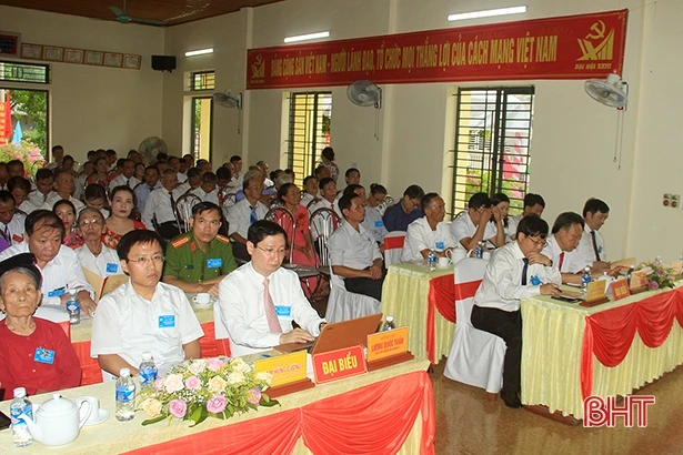 Nhiều địa phương ở Hà Tĩnh tổ chức đại hội Đảng nhiệm kỳ 2020 - 2025