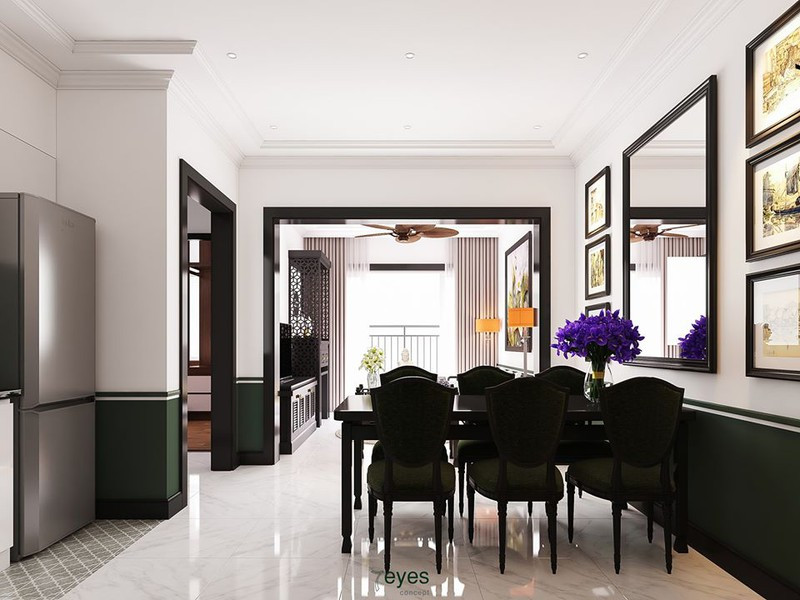 Căn hộ hoài cổ theo kiến trúc Đông Dương của vợ chồng 9X