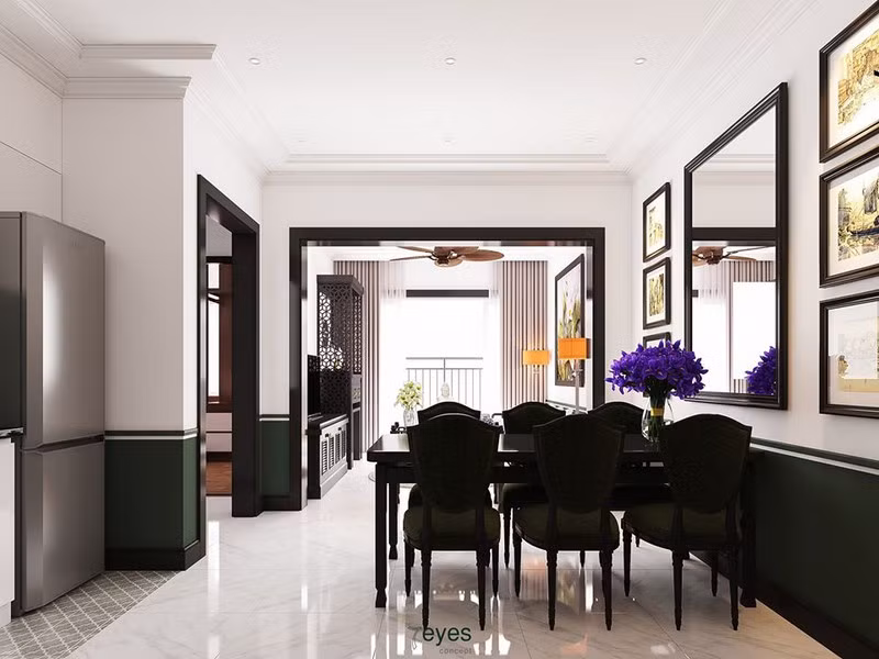 Căn hộ hoài cổ theo kiến trúc Đông Dương của vợ chồng 9X