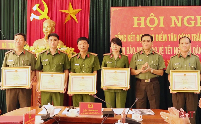 Công an Hà Tĩnh bảo đảm tuyệt đối an ninh, an toàn cho đại hội Đảng các cấp