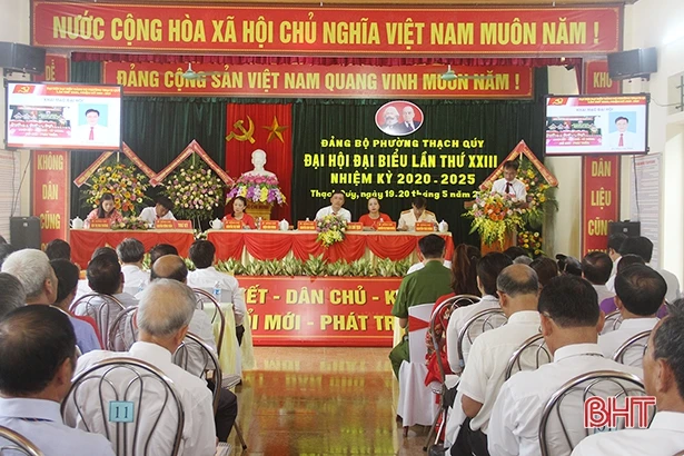 Nhiều địa phương ở Hà Tĩnh tổ chức đại hội Đảng nhiệm kỳ 2020 - 2025