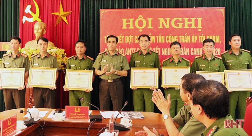 Công an Hà Tĩnh bảo đảm tuyệt đối an ninh, an toàn cho đại hội Đảng các cấp