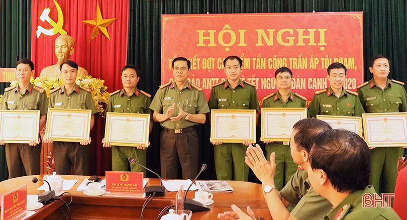 Công an Hà Tĩnh bảo đảm tuyệt đối an ninh, an toàn cho đại hội Đảng các cấp