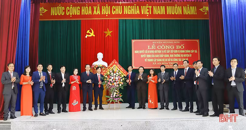 Xã An Hòa Thịnh phấn đấu trở thành trung tâm thị tứ vùng 2 của Hương Sơn