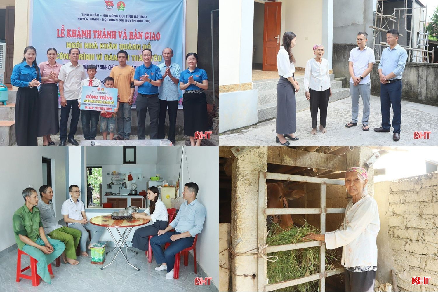 Trong những ngôi nhà mới khang trang, nhiều hộ nghèo xã Tùng Châu (cũ) được ổn định cuộc sống, yên tâm sản xuất. Ảnh tư liệu: Phan Cúc. bqbht_br_ducminh9.jpg
