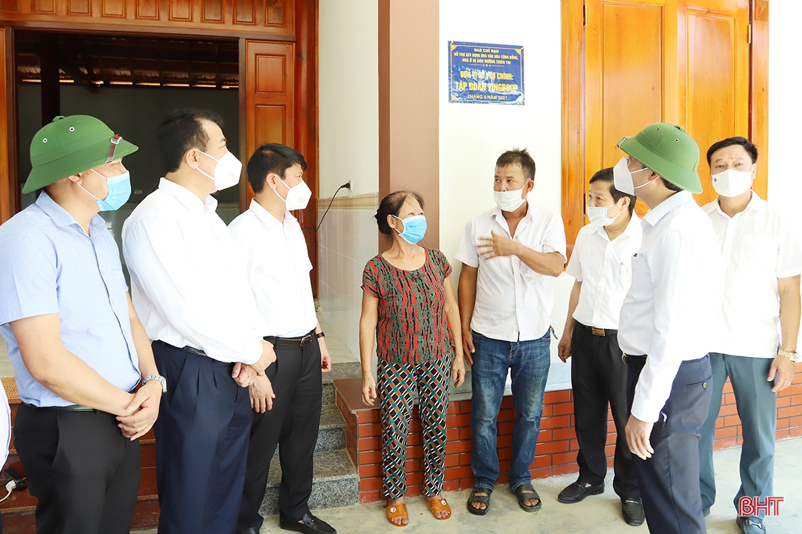 Bí thư Tỉnh ủy Hà Tĩnh dự lễ khánh thành nhà văn hóa kết hợp tránh trú bão, lũ ở Đức Thọ