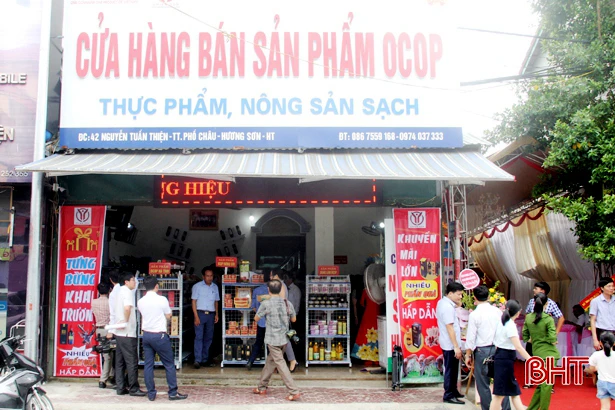 Tạo kênh phân phối tiêu thụ sản phẩm OCOP Hà Tĩnh