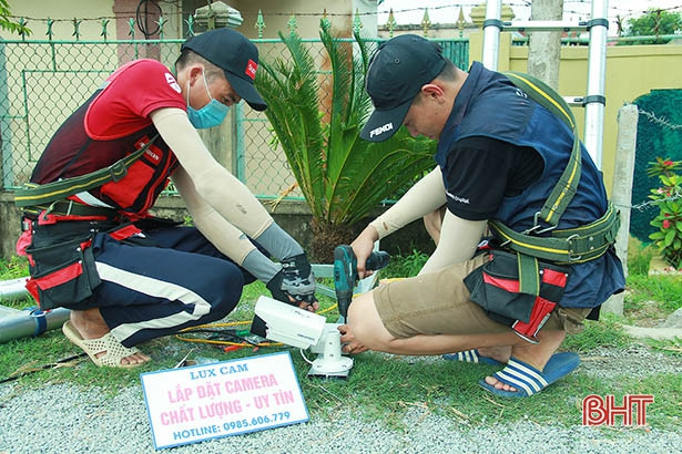 Lắp camera giám sát an ninh ở xã ven biển Hà Tĩnh