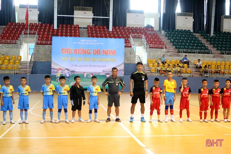 Khởi tranh Giải Bóng đá thiếu niên, nhi đồng toàn tỉnh Hà Tĩnh năm 2020