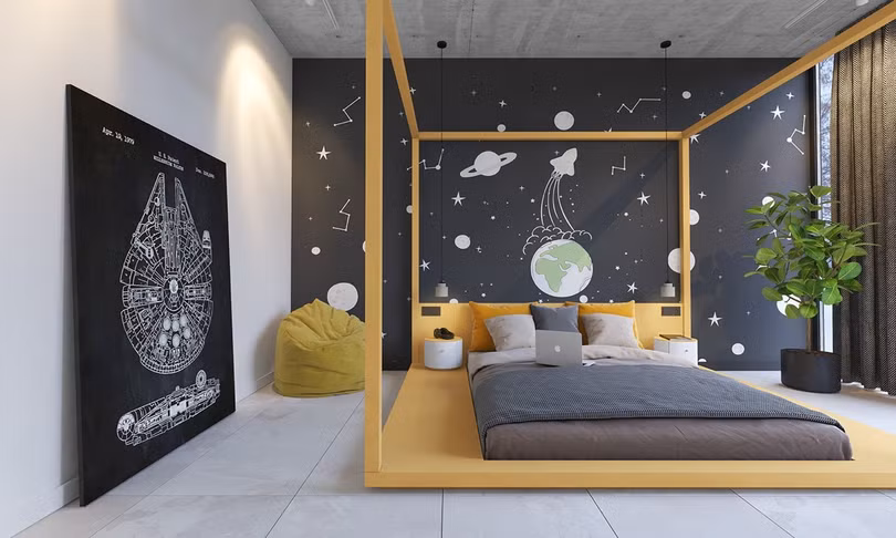 Những không gian phòng ngủ trẻ em rực rỡ sắc màu