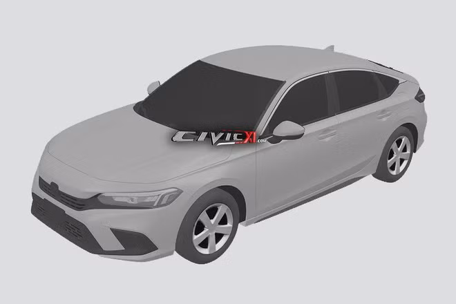 Lộ ảnh phác thảo của Honda Civic 2022
