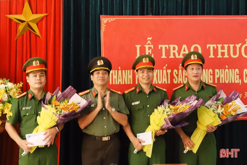 Trao thưởng các lực lượng phá vụ án mạng gây xôn xao dư luận ở TP Hà Tĩnh