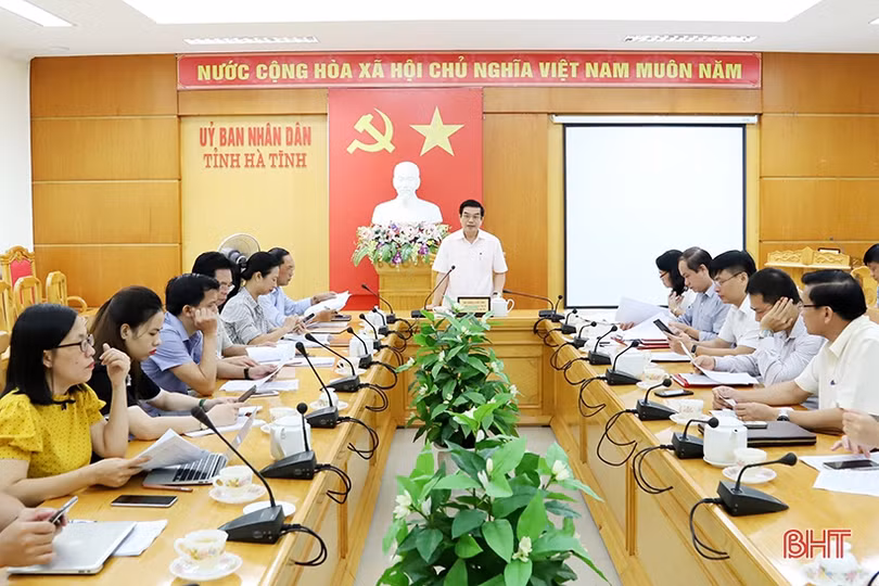 Soát xét công tác chuẩn bị Đại hội Thi đua yêu nước toàn tỉnh Hà Tĩnh lần thứ VII