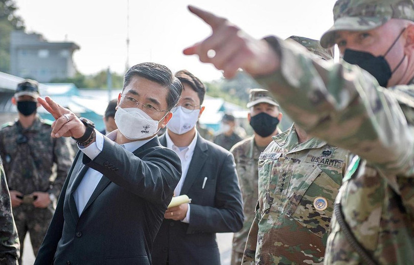 Bộ trưởng Quốc phòng Hàn Quốc thăm làng đình chiến với Triều Tiên