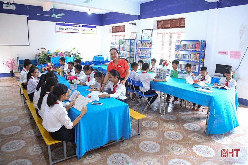 Cô hiệu trưởng ở xã miền núi Hà Tĩnh say mê xây “Trường học hạnh phúc” ảnh 5 Cô hiệu trưởng ở xã miền núi Hà Tĩnh say mê xây “Trường học hạnh phúc”