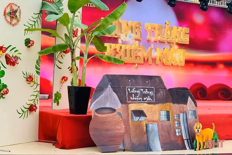 Phụ huynh Mầm non Trung Kiên hóa thân nhân vật cổ tích, mang niềm vui trung thu cho con