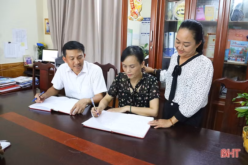 Cô hiệu trưởng ở xã miền núi Hà Tĩnh say mê xây “Trường học hạnh phúc”