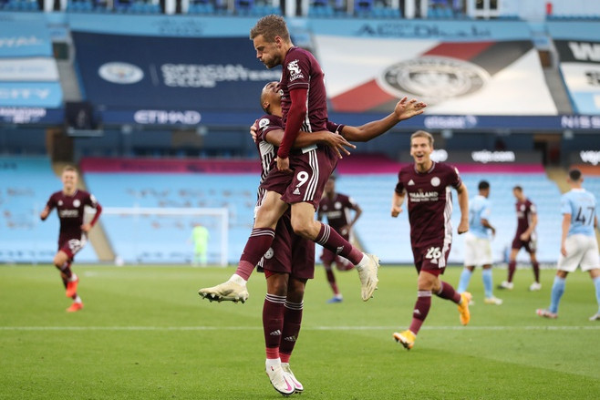 trực tiếp Man City vs Leicester ảnh 1 Vardy lập hat-trick giúp Leicester hạ Man City 5-2