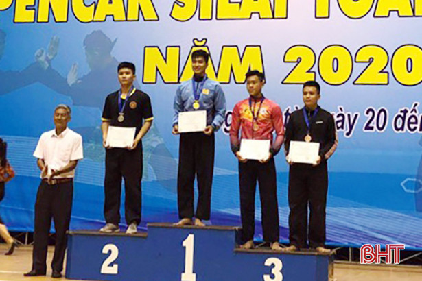 Hà Tĩnh giành 2 huy chương tại Giải Vô địch pencak silat toàn quốc 2020