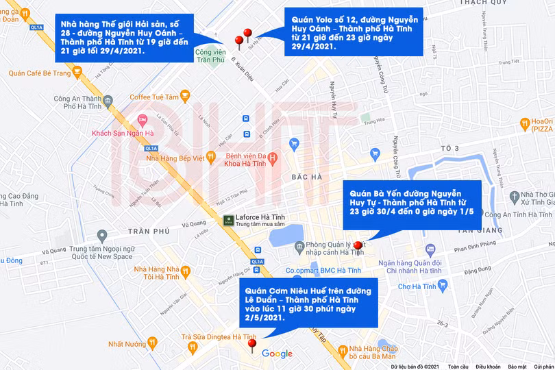 Khẩn: Tìm người tiếp xúc với 2 ca bệnh tái dương tính SARS CoV-2 ở Hà Tĩnh