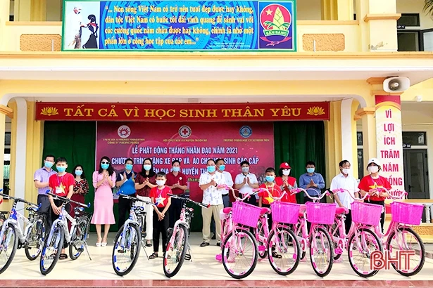 Hội Chữ thập đỏ Thạch Hà phát động Tháng Nhân đạo vì an toàn cộng đồng