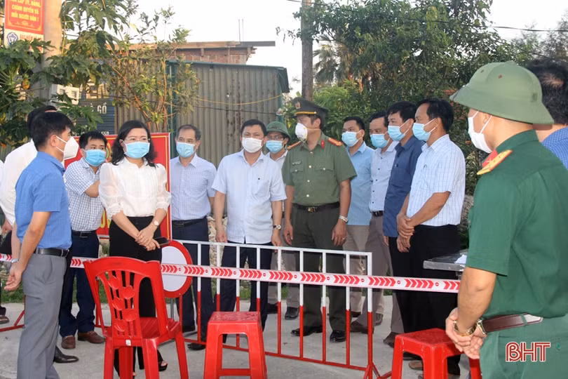 Hà Tĩnh thu gọn khu vực phong tỏa thôn Việt Yên - xã Việt Tiến